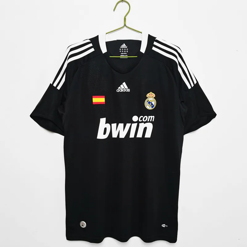 Camiseta Real Madrid 2008/09 VISITANTE MANGA CORTA VERSION FAN
